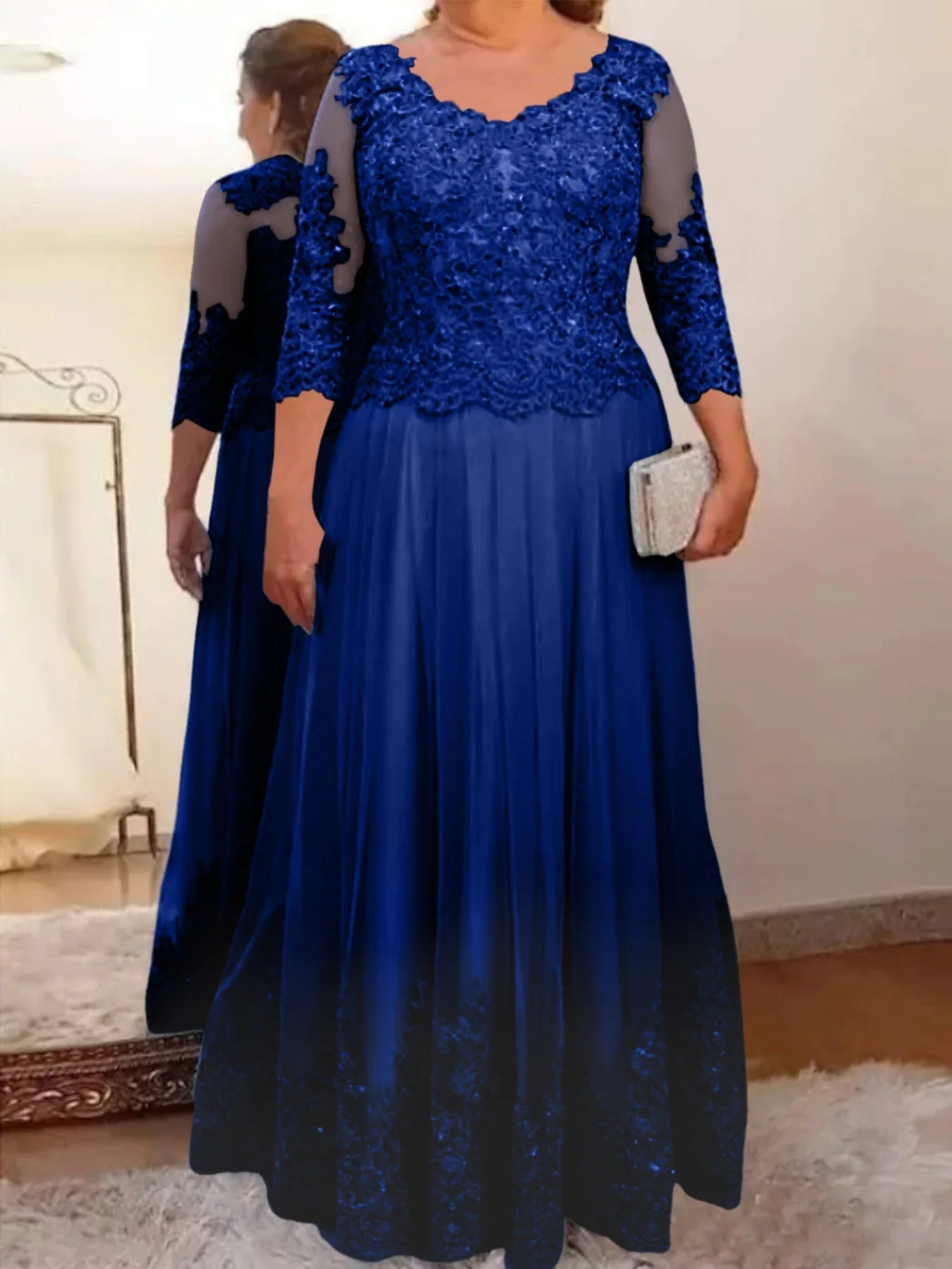 A-Line/Princess Tulle Mother of the Bride Dresses with Applique - Image 48