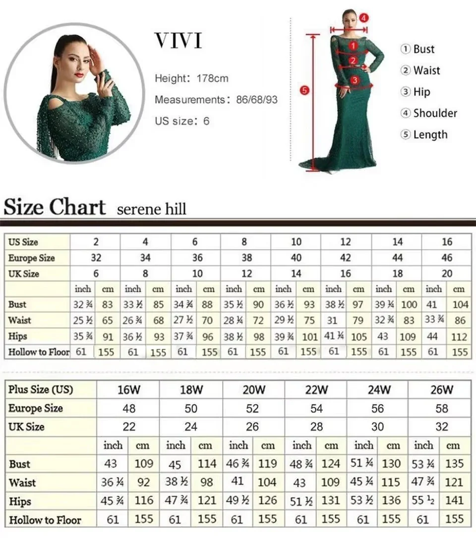 Luxury Champagne Kaftan Evening Gown Wedding Formal Dress LA72945 - Image 7