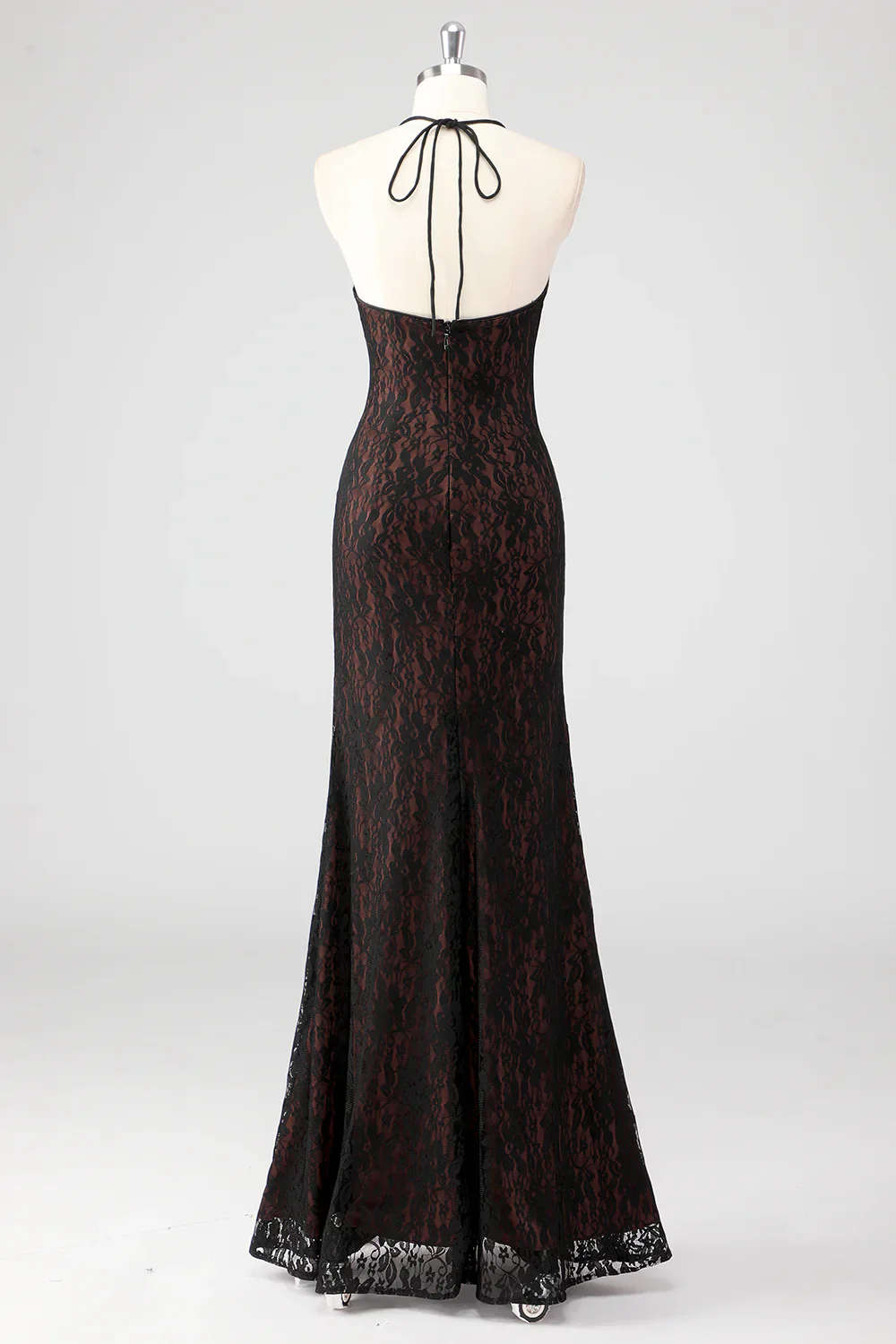 Black Spaghetti Straps Spaghetti Straps Formal Dress - Image 2