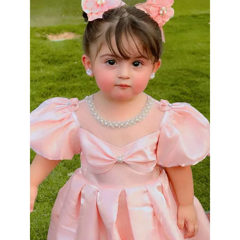 Cute Baby Girl Beauty Pageant Dress Toddler First Communion Princess Dress - Image 6