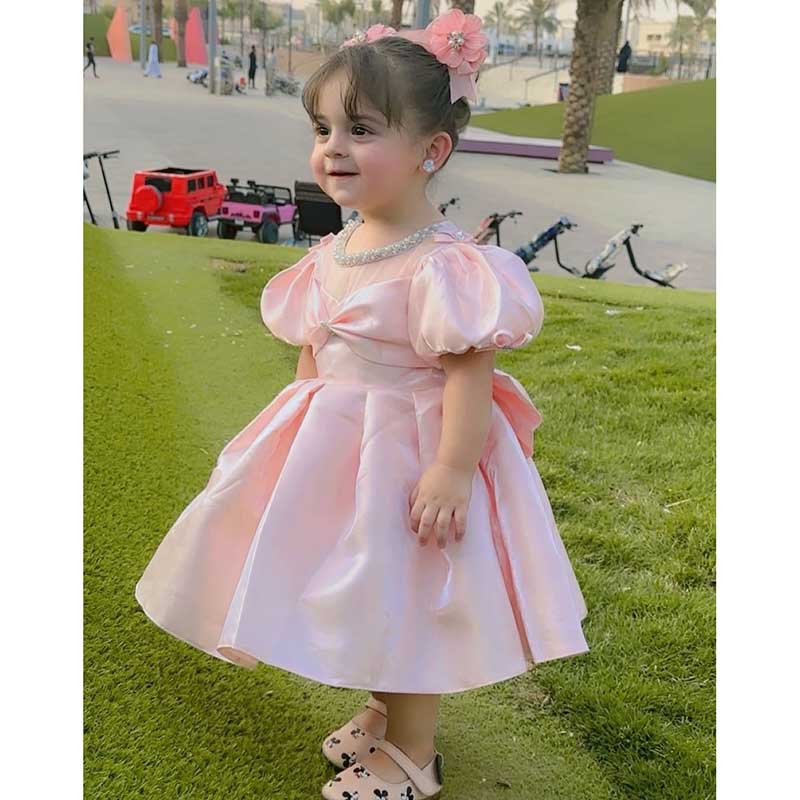 Cute Baby Girl Beauty Pageant Dress Toddler First Communion Princess Dress - Image 8