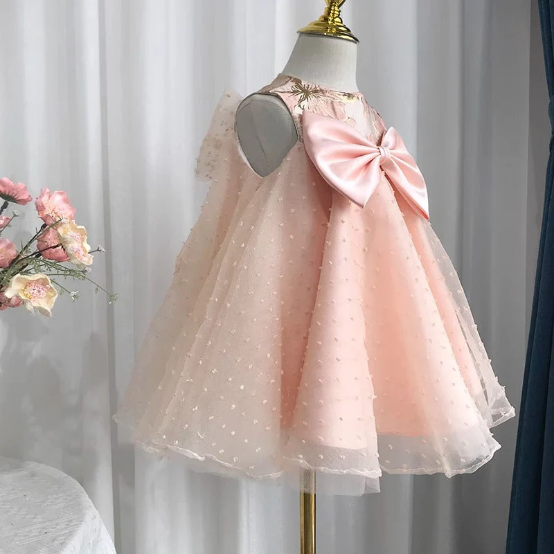 Cute Baby Girl First Communion Dress Toddler Birthday Party Princess Dress - Image 4