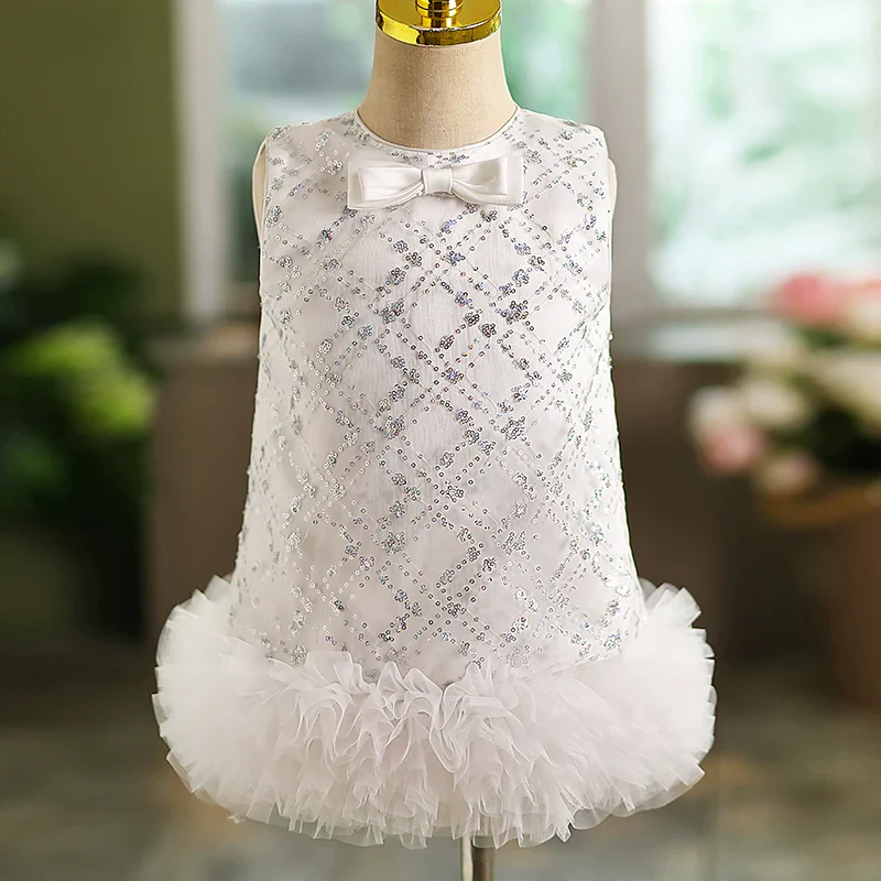 Cute Baby Girl First Communion Dresses Toddler Birthday Party Dresses - Image 6