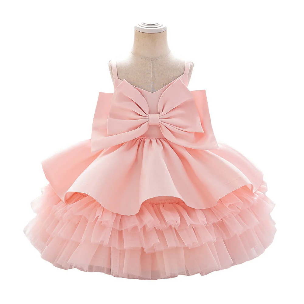 Elegant Baby First Communion Dress Toddler Baptism Princess Dress - Image 5