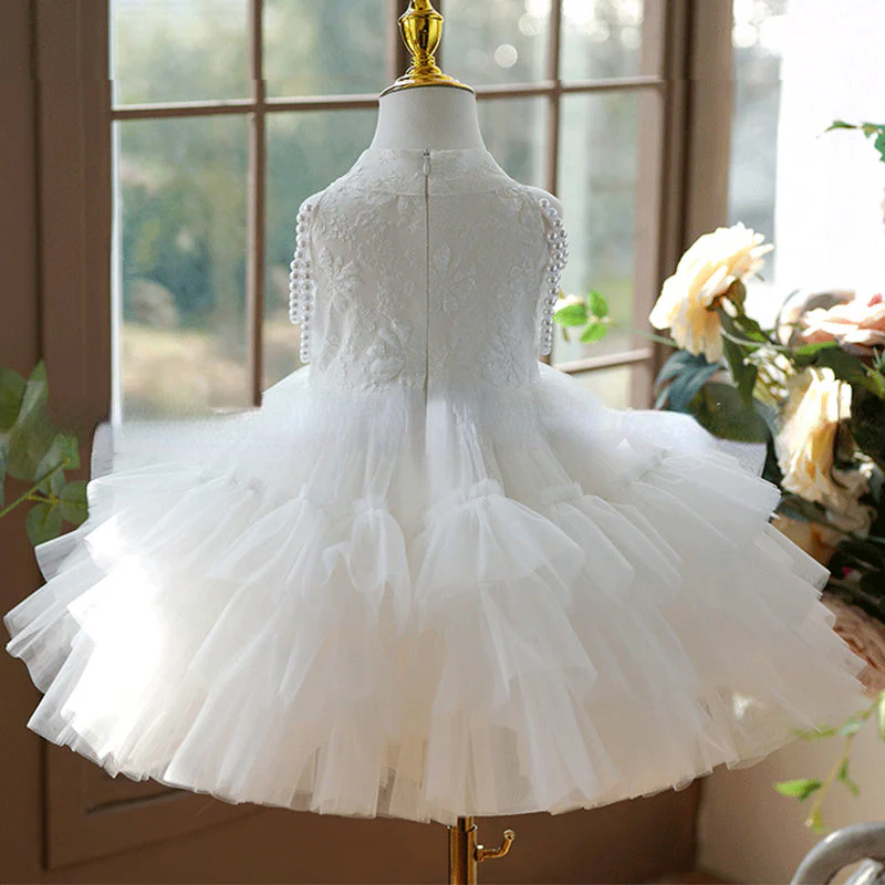 Elegant Baby Girl Pattern First Communion Dress Toddler Christening Dresses - Image 2