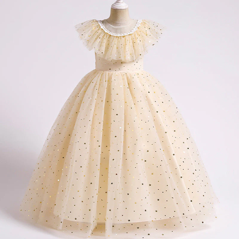 Girl Christmas Dress First Communion Dress Girl Formal Princess Dress Sequins Mesh Ball Gowns Prom Dress - Image 2