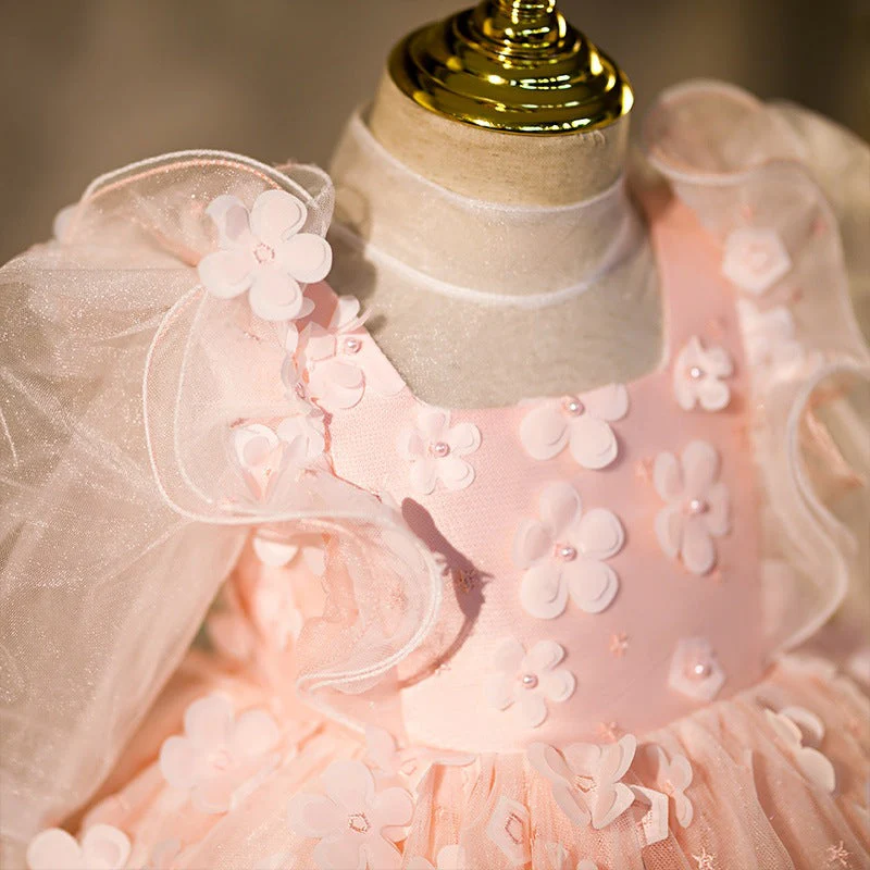 Girl Christmas Dress First Communion Dress Girls Long Sleeve Flower Girl Dress Baby Girl Formal Princess Dresses - Image 3