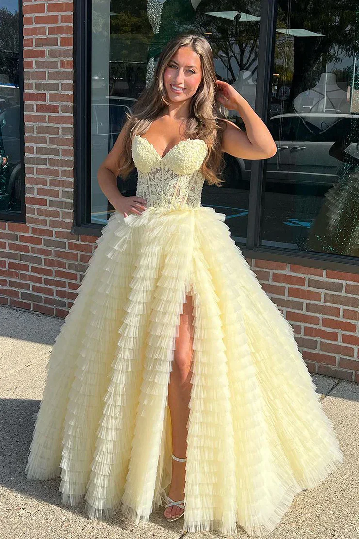 Gorgeous A Line Sweetheart Corset Pink Prom Dress with Appliques - Image 8