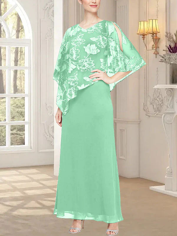 Long Glitter Mesh Dress with Novelty Asymmetric Overlay Bodice - Image 22