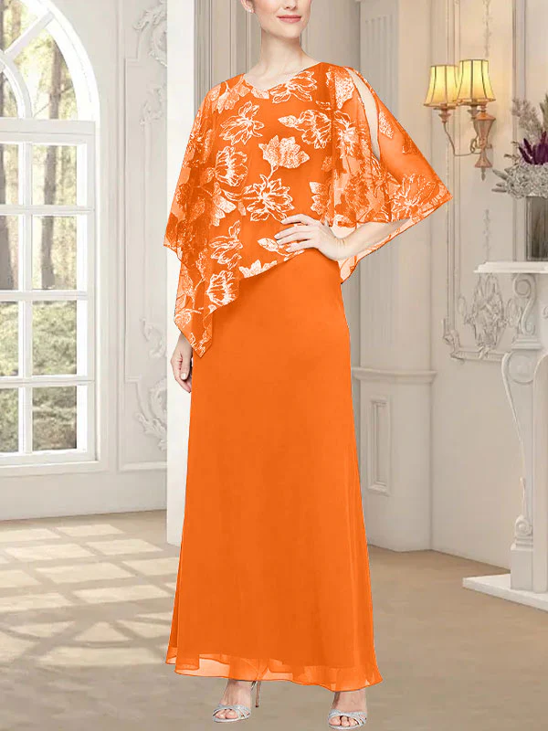 Long Glitter Mesh Dress with Novelty Asymmetric Overlay Bodice - Image 25