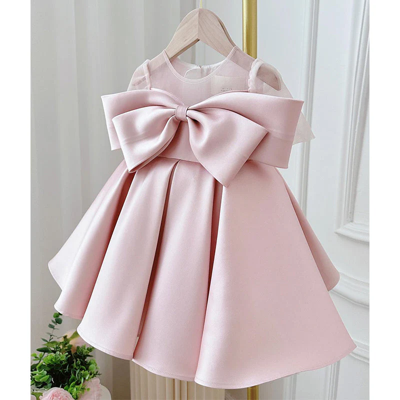 Lovely Baby Girl Baptism Dress Toddler Communion Dresses Girls Birthday Dress - Image 2