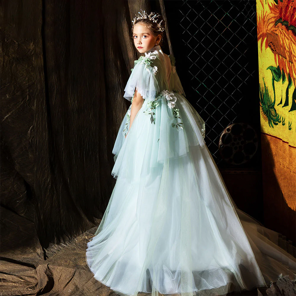 Flower Girl Dress Children Easter Dress Luxury Puffy Communion Princess Wedding Pageant Dress - Image 4