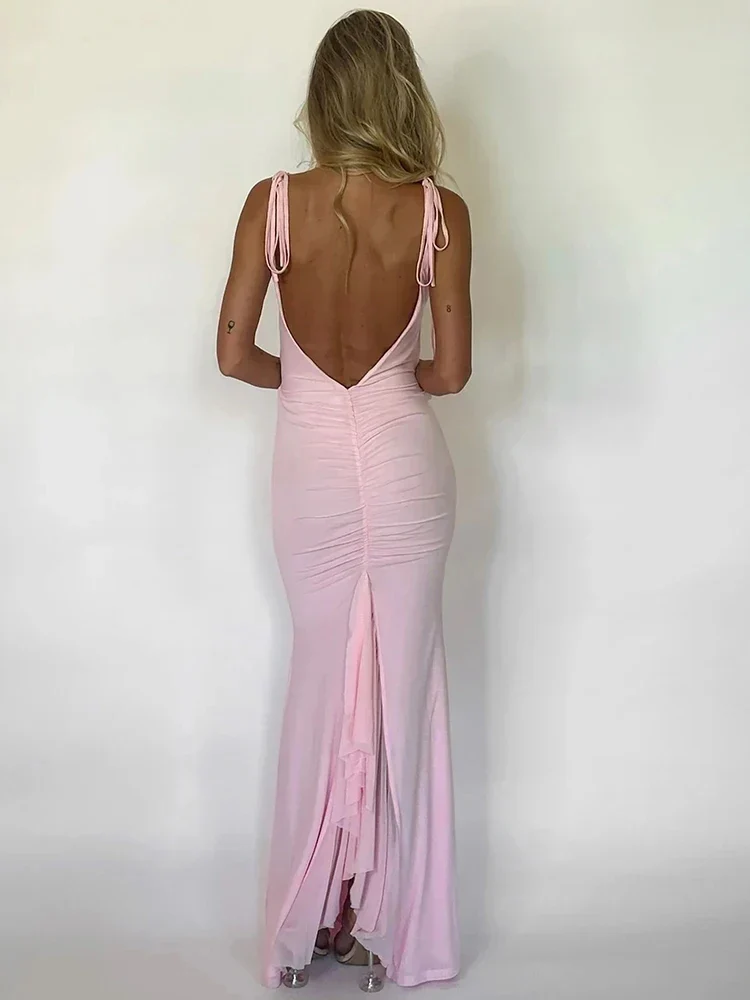 Mermaid Slim Bodycon Maxi Vacation Dress - Image 4