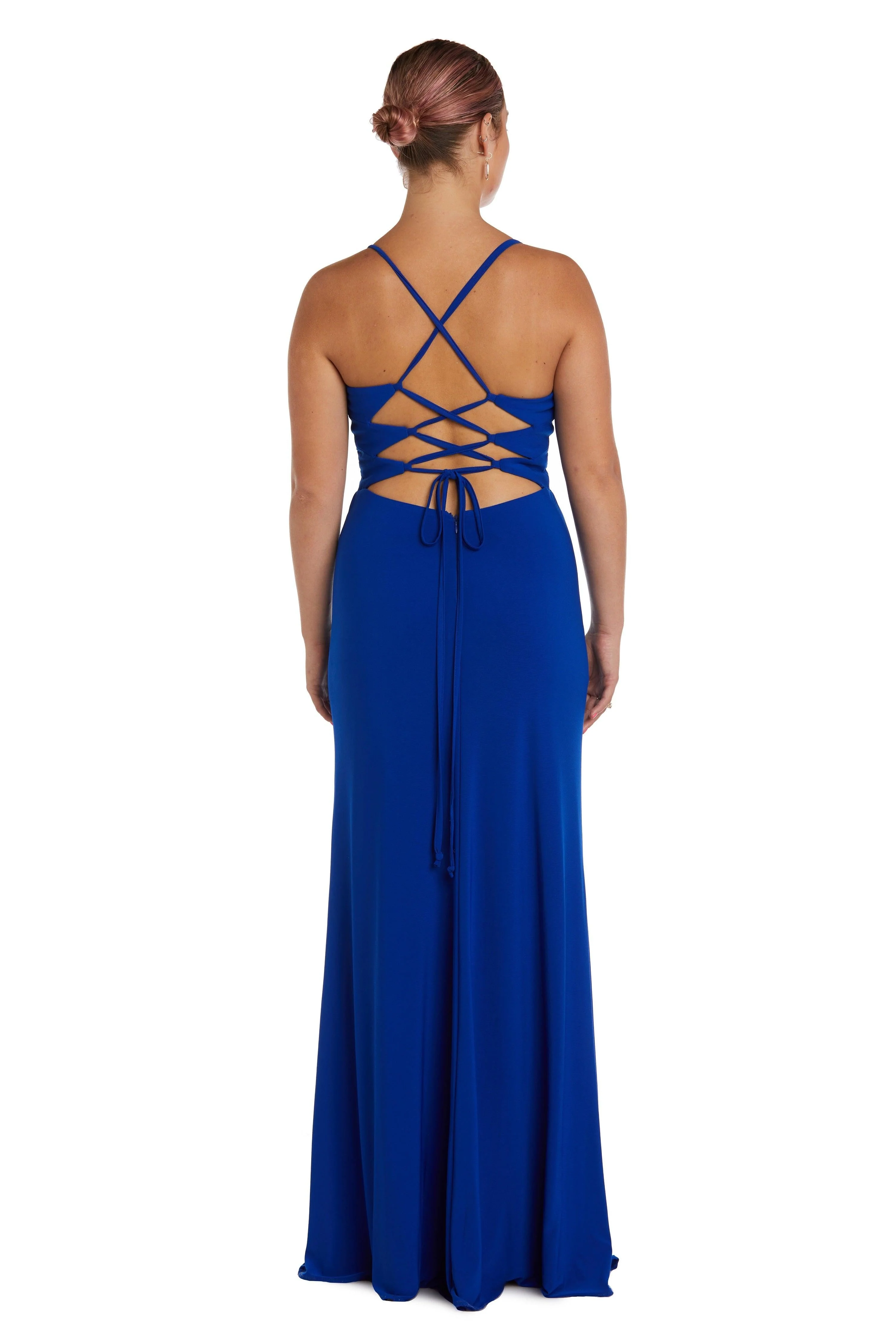 Long Spaghetti Strap Prom Dress - Image 5