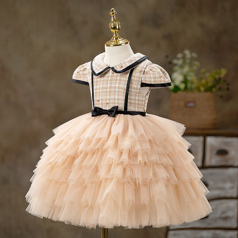 Toddler Prom Dress Baby Girl Princess Cake Dress First Communion Princess Dress - Image 3