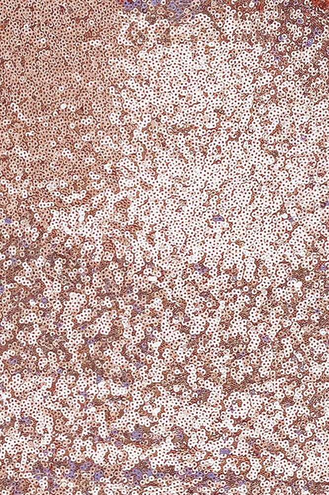 Rose Gold V Neck Spaghetti Straps Sequins Mini Homecoming Dresses PD441 - Image 5