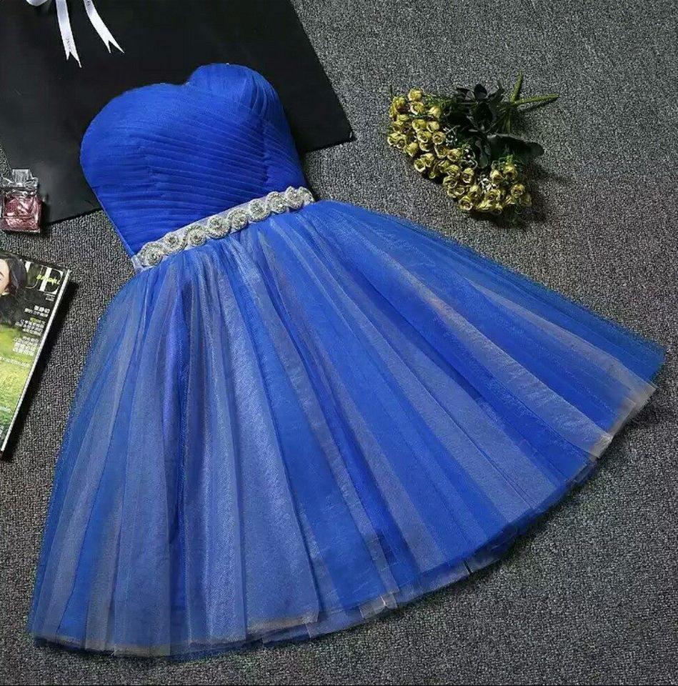 Strapless Sweetheart Neck Homecoming Dress Blush Pink Short Prom Dresses PD304 - Image 5