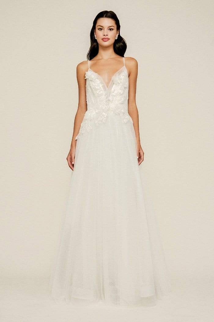 Tadashi Shoji - Conradina Tulle Applique Gown - Image 3