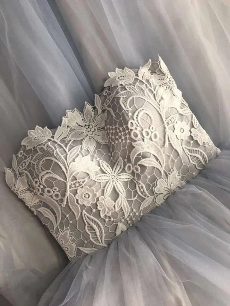 Tulle A-line Sweetheart Strapless Bohemian Modest Wedding Dresses - Image 3